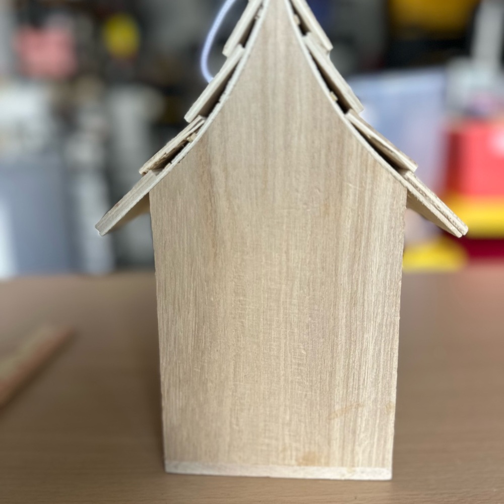Rustic Wooden Birdhouse Decor Spring Decor - Picture 4 of 6